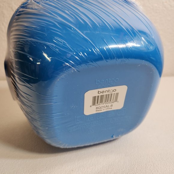 New Bentgo Salad 4 Compartment Bento Style Leak-Resistant Lunch Box Blue BPAFree - Picture 5 of 10